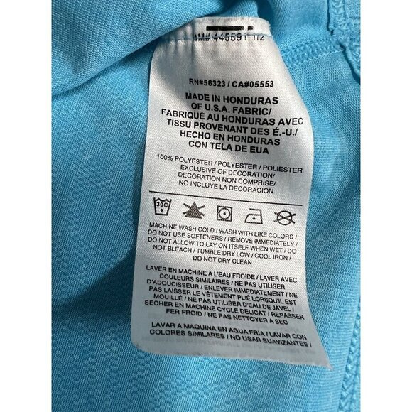 Nike Dri-Fit Womens Racerback Tank Top~Size M~Sky Blue Athletic Workout Tee - Picture 8 of 9